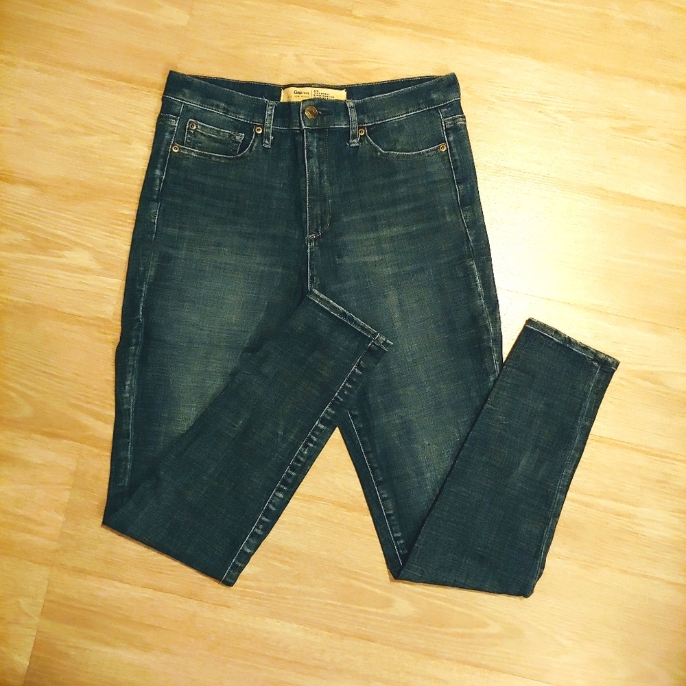 GAP True Skinny Super High Rise Jeans, Sz 29R